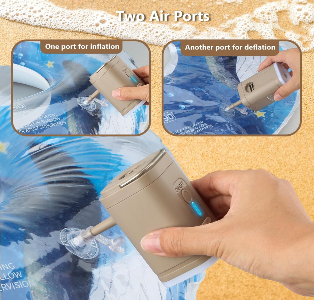 Air Bank Luftpumpe mit Licht